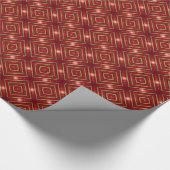 Papier Cadeau Royal Red & Gold (Coin)