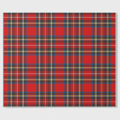 Papier Cadeau Royal Stewart Tartan Plaid Scottish Motif (Plat)