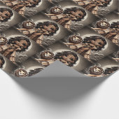 Papier Cadeau Royaume animal Couture Reine de la Jungle (Coin)