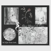 Papier Cadeau Royaume d'imaginaire et art de calligraphie de (Plat)