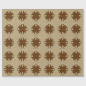 Papier Cadeau Ruban Brown de trèfle par Kenneth Yoncich (Plat)