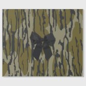Papier Cadeau Ruban Camo Cute Bow Bottomland pour Femmes et Fill (Plat)