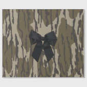 Papier Cadeau Ruban Camo Cute Bow Bottomland pour femmes et fill (Plat)