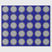 Papier Cadeau Ruban de fleurs grises par Kenneth Yoncich (Plat)