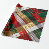 Papier Cadeau Ruban de Noël (Déroulé)