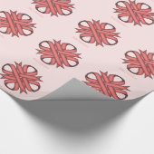 Papier Cadeau Ruban de trèfle rose par Kenneth Yoncich (Coin)
