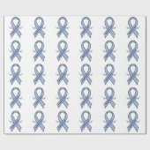 Papier Cadeau Ruban oesophagien de conscience de Cancer (Plat)