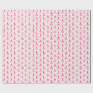 Papier Cadeau Ruban Rose de Sensibilisation au Cancer du Sein