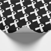 Papier Cadeau Rubans blancs (Coin)