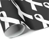 Papier Cadeau Rubans blancs (Coin rond)