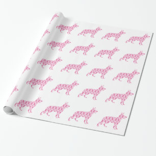 Papier Cadeau Rubans de cancer rose berger allemand