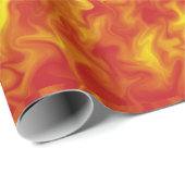 Papier Cadeau Rubans de papier d'emballage du feu (Coin rond)