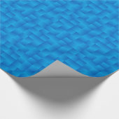Papier Cadeau Rubans satinés - bleu Cobalt (Coin)