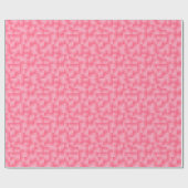 Papier Cadeau Rubans satinés - corail profond (Plat)
