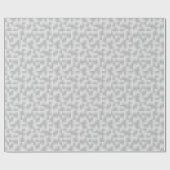 Papier Cadeau Rubans satinés - gris argent (Plat)