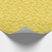 Papier Cadeau Rubans satinés - Or moutarde (Coin)