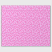 Papier Cadeau Rubans satinés - Orchidée rose (Plat)