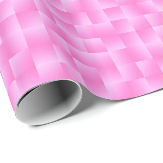 Papier Cadeau Rubans satinés - Orchidée rose (Coin rond)