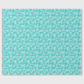 Papier Cadeau Rubans satinés - Robin's egg blue (Plat)