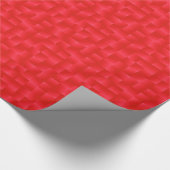 Papier Cadeau Rubans satinés - Rouge foncé (Coin)
