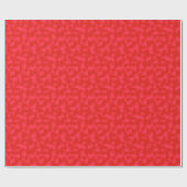 Papier Cadeau Rubans satinés - Rouge foncé (Plat)