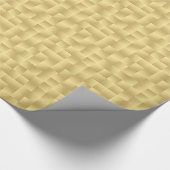 Papier Cadeau Rubans satinés - Tons d'or (Coin)