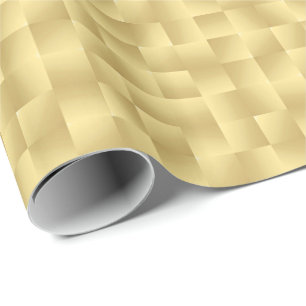 Papier Cadeau Rubans satinés - Tons d'or