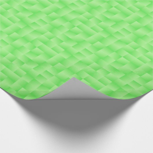 Papier Cadeau Rubans satinés - Vert citron (Coin)