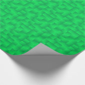 Papier Cadeau Rubans Satinés - Vert Émeraude (Coin)