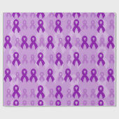 Papier Cadeau Rubans violets...Fibro (Plat)