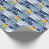 Papier Cadeau Rubber Ducky Noël salutations (Coin)