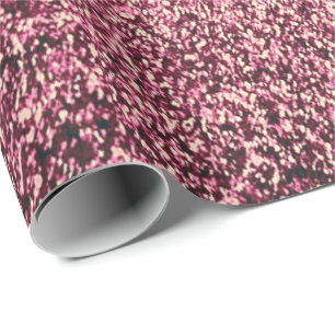 Papier Cadeau Rubino Burgud Glass Or Ombre Abstrait