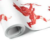 PAPIER CADEAU RUBIS CUPIDON (Coin rond)