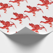 PAPIER CADEAU RUBIS CUPIDON (Coin)