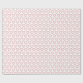 Papier Cadeau Ruby coeur gemstone rouge ligne art motif envelopp (Plat)