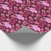 Papier Cadeau Ruby et Coeurs roses (Coin)