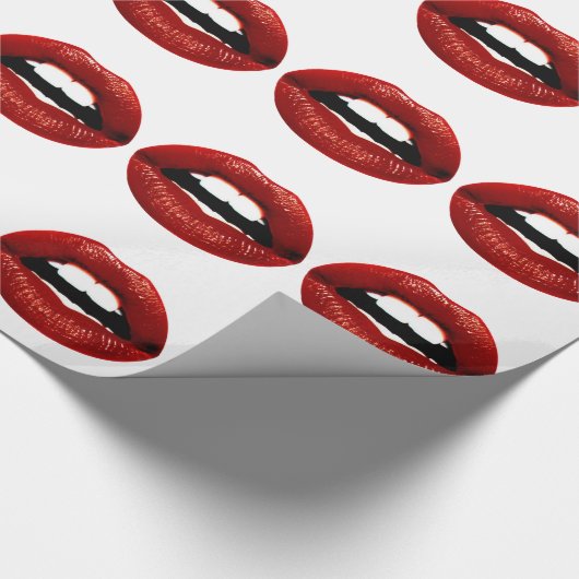 Papier Cadeau Ruby Red Lips (Coin)