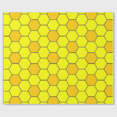 Papier Cadeau ruche (Plat)