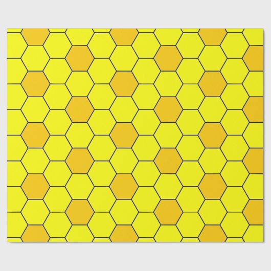 Papier Cadeau ruche (Plat)