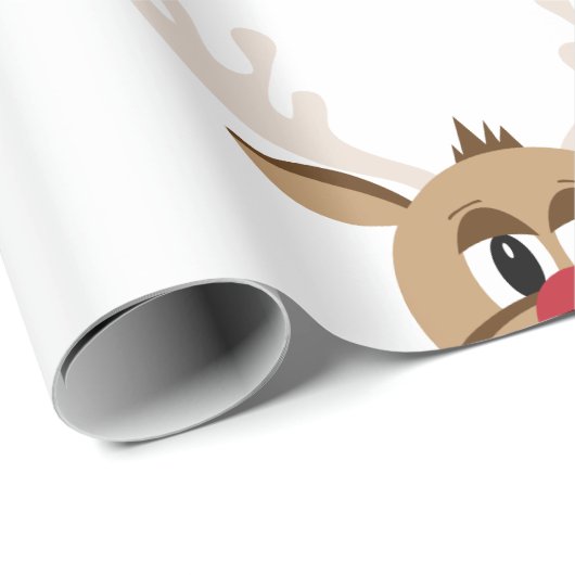 Papier Cadeau Rudolph (Coin rond)