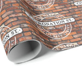 Papier Cadeau Rue du Couronnement - Affiche (Coin rond)