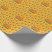 Papier Cadeau Rue Sésame | Mécaniciens | Ajouter Votre Nom (Coin)