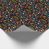 Papier Cadeau Rue Sésame | Motif d'Halloween (Coin)