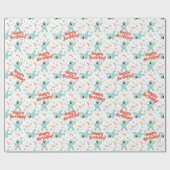 Papier Cadeau Rue Sésame | Rosita Music Scribble Motif (Plat)