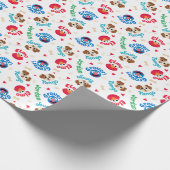 Papier Cadeau Rue Sésame | Tango, Elmo et Motif Grover (Coin)