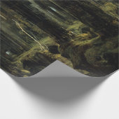 Papier Cadeau Ruines de l'église gothique (par Carl Blechen) (Coin)