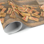 Papier Cadeau Runes (Coin rond)