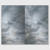 Papier Cadeau Rupture de nuages de tempête (Plat)
