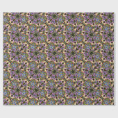 Papier Cadeau Rupture psychédélique triangle pourpre/bleue de (Plat)