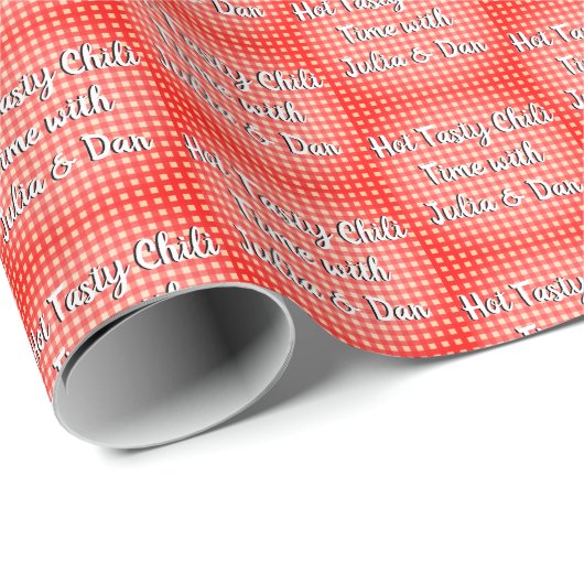 Papier Cadeau Russe Ami Potluck Cook Off Thanksgiving (Coin rond)